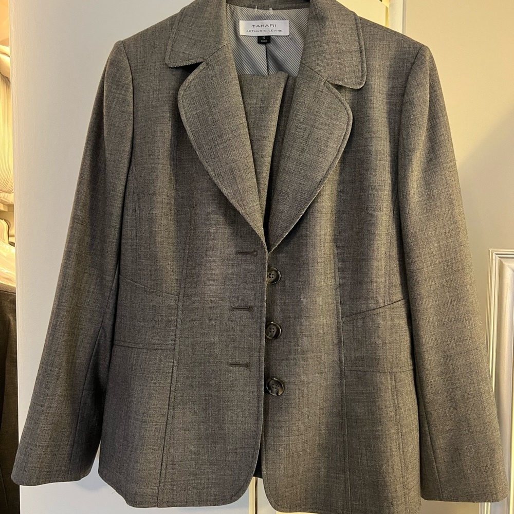 Light Brown Pant Suit / Two Piece Suit